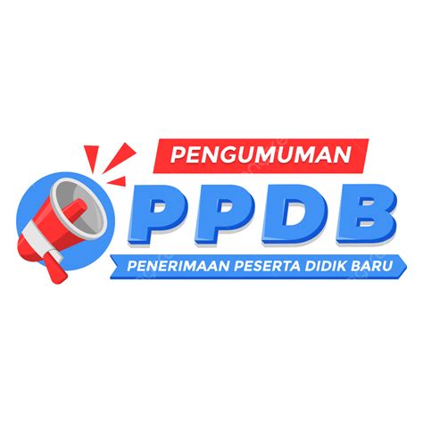 Gambar Pengumuman Logo Ppdb Vektor, Ppdb, Ppdb Sekolah, Logo Ppdb PNG dan Vektor dengan ...