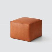 Handcrafted Leather Ottoman | The Citizenry