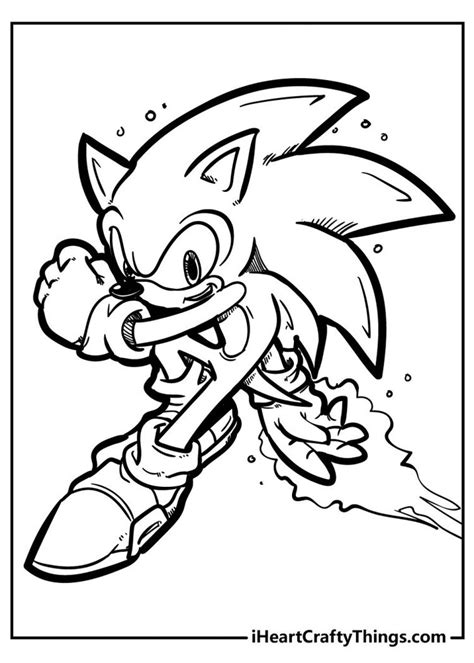 Sonic The Hedgehog Coloring Pages - 100% Free (2021)