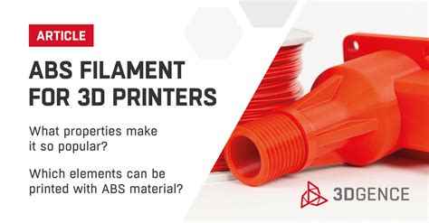 ABS filaments for 3D printers