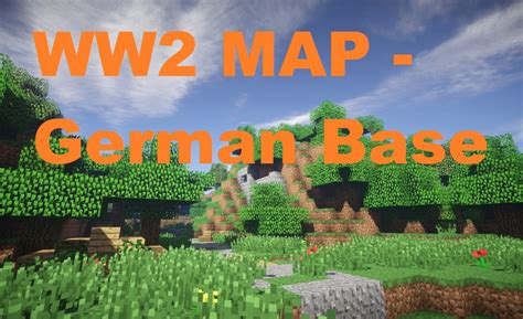 WW2 - World War II - German Base Map Minecraft Map