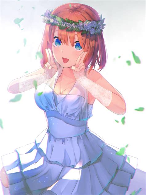 Yotsuba Nakano Wedding Dress. : r/Yotsubros