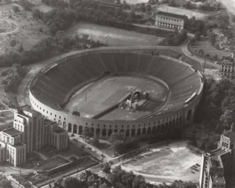 An aerial view of Pitt Stadium (1925-1999). | Pittsburgh city, Pitt football, Stadium architecture