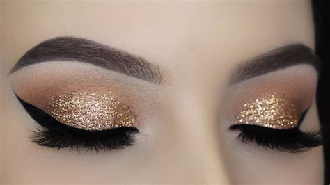 Makeup Tutorial Gold Glitter | Saubhaya Makeup