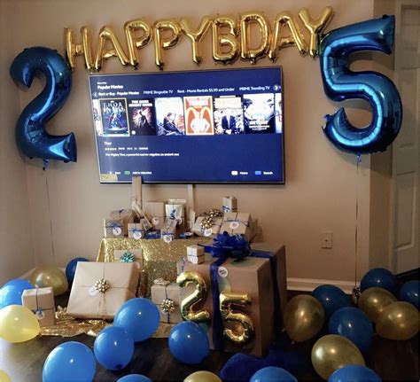 25Th Birthday Surprise Ideas For Boyfriend - Bitrhday Gallery