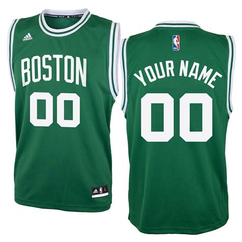 adidas Boston Celtics Preschool Custom Replica Road Jersey