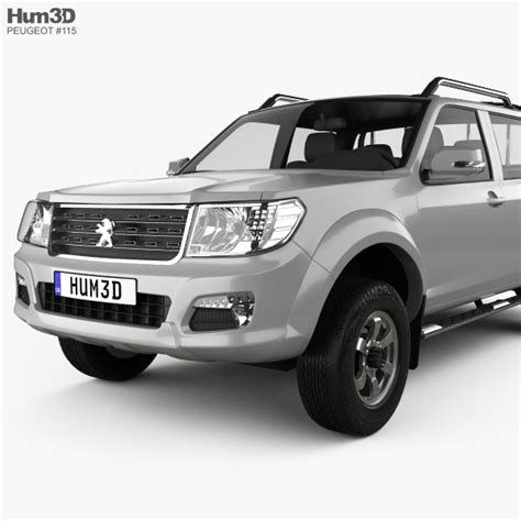 Peugeot Pick Up 4×4 2020 3D model - Vehicles on Hum3D