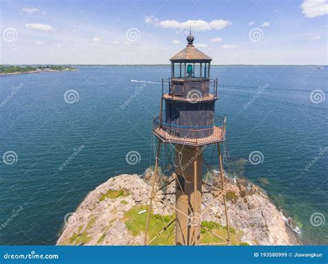 Marblehead Light, Marblehead, Massachusetts, USA Stock Image - Image of landmarks, atlantic ...