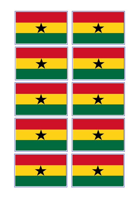 Ghana Flag | Templates at allbusinesstemplates.com