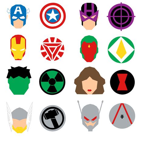 193 Avengers icon images at Vectorified.com