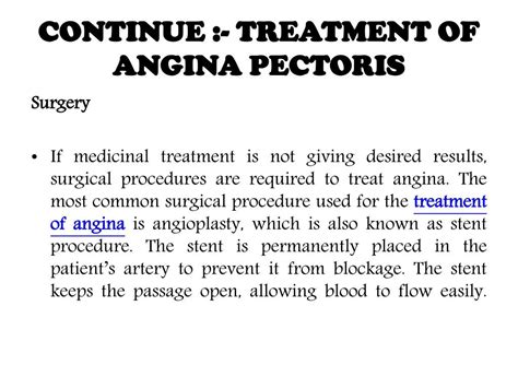 PPT - Angina pectoris : causes, symptoms, diagnosis and treatment PowerPoint Presentation - ID ...