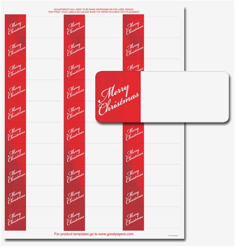 Free Printable Christmas Address Labels Avery 5160 - Free Printable A To Z