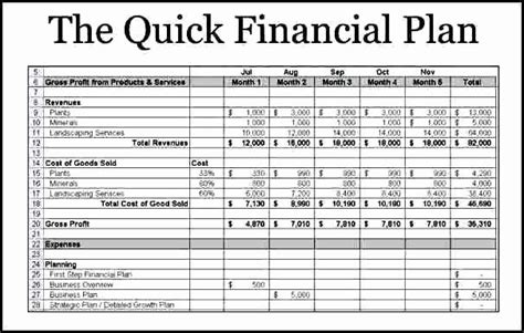 Financial Plan in Business Plan