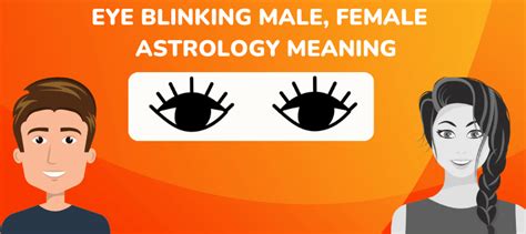 Eye Blinking for Female Male Astrology Meaning