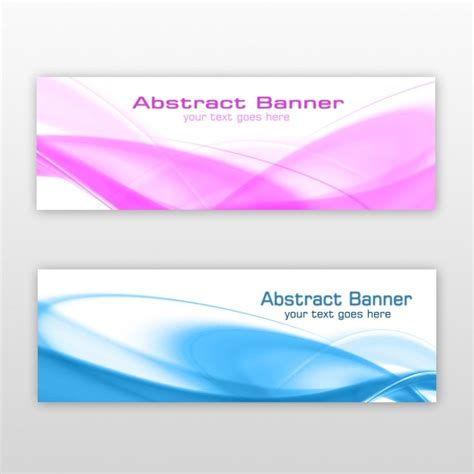 Free PSD | Abstract banners design