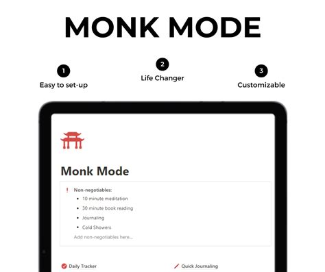 Monk Mode