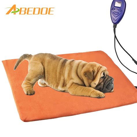 ABEDOE pet electric blanket waterproof anti bite heating pad thermostat ...