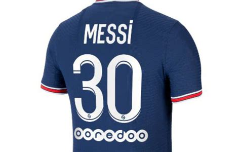 Lionel Messi PSG shirts have sold out already after his transfer