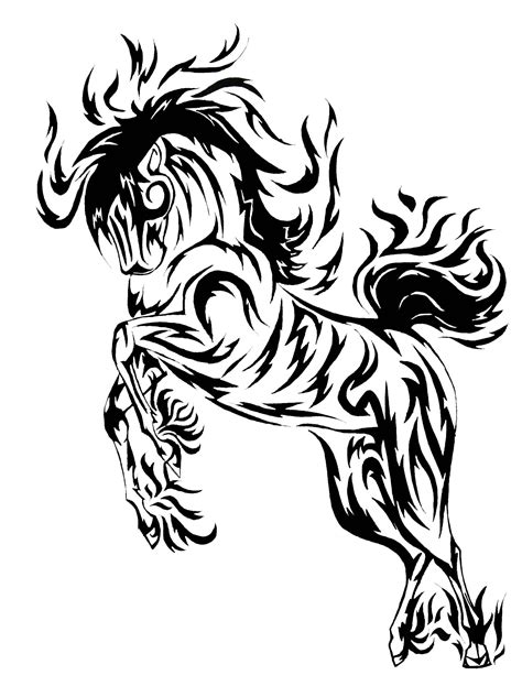 El Diablo Tattoo by DarkMoon17.deviantart.com | Horse tattoo, Horse ...