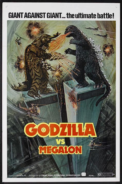 Godzilla Vs Megalon Poster