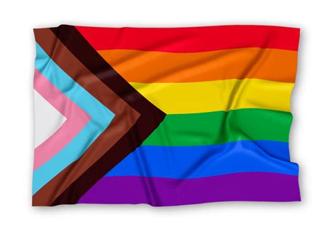 3d colourful LGBT rainbow pride flag illustration 20913904 PNG