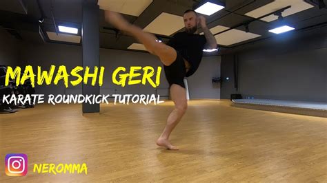 Mawashi Geri Tutorial. Roundkick Tutorial. Karate for MMA. Episode 4. - YouTube