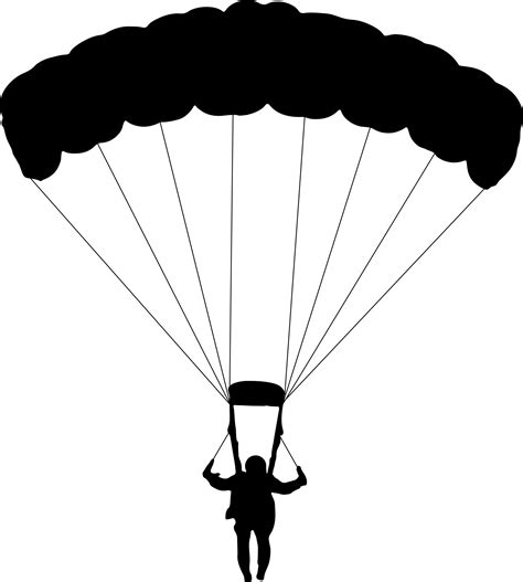 Parachuting Man Silhouette png icons in Packs SVG download | Free Icons ...