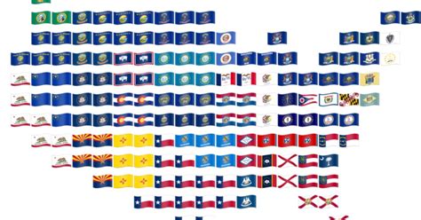 United States Emoji Flag Map Quiz - By ryan14