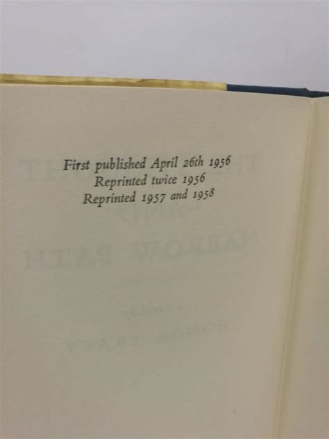 The Straight and Narrow Path by Honnor Tracy: Very Good Hardcover (1958 ...