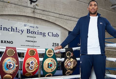 Photos: Anthony Joshua Supports Grass Roots Boxing - Boxing News