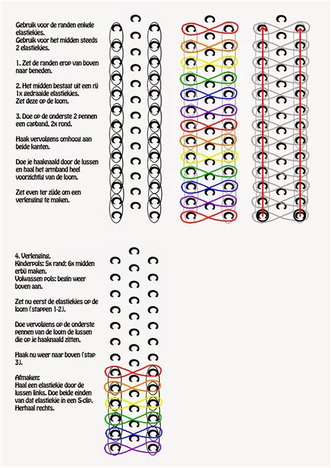 Step By Step Rainbow Loom Instructions Printable