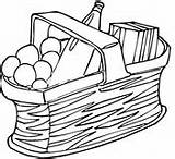 Picnic Basket coloring Page  Free Printable Coloring Pages sketch template