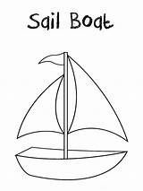 Sail Boat Coloring Page  Free Printable Pages For Kids sketch template