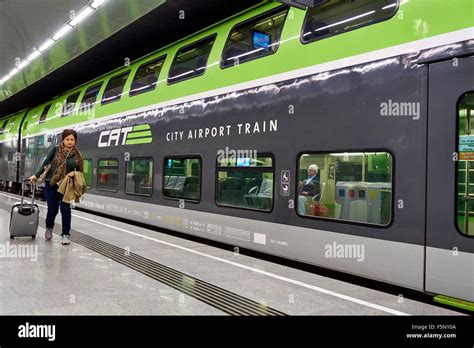 City Airport Train CAT, Vienna, Austria Stock Photo - Alamy