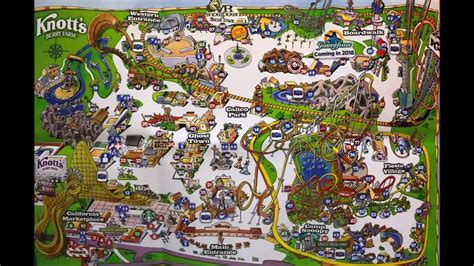 Knotts Berry Farm Map California - Printable Maps