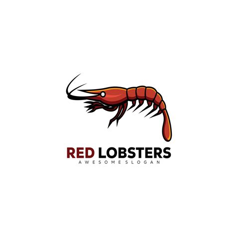 red lobster design vector logo colorful 18749531 Vector Art at Vecteezy