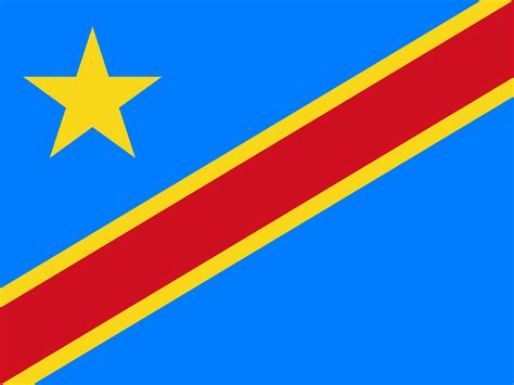 Flag Of The Congo Democratic Republic - The Symbol Of Sereni