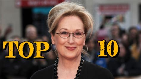 TOP 10 MERYL STREEP FILMS - YouTube