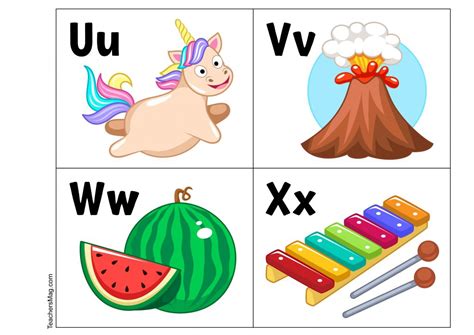 Free Chart and Flash Cards for Learning the Alphabet | TeachersMag.com