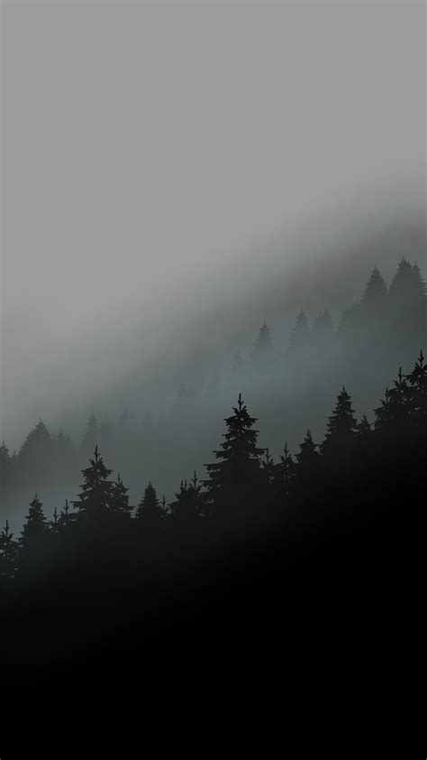 Foggy Mountain Background