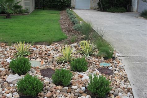 Rock-Oak-Deer: Driveway Landscaping Completed