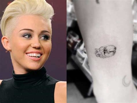 Top 10 Celebrity Miley Cyrus Tattoos Pictures - SheIdeas