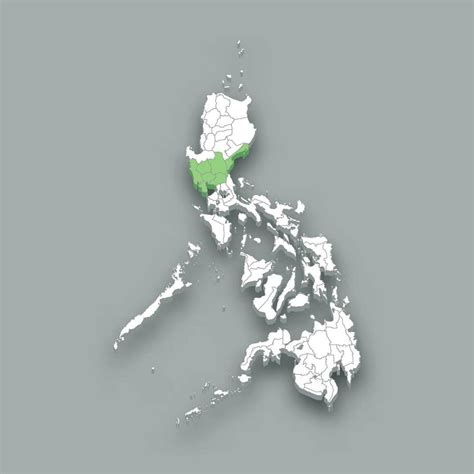 Central Luzon region location within Philippines map 25355767 Vector ...