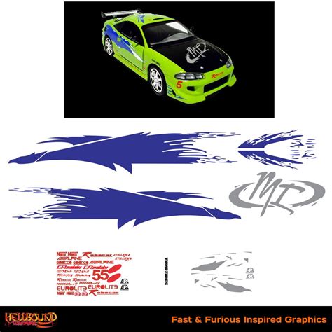 Fast And Furious Car Stickers - Fast Furious One