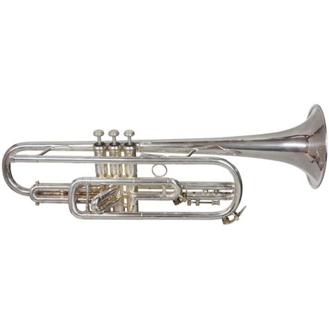 Second Hand Bach Stradivarius Alto Trumpet in F/Eb Silver plated