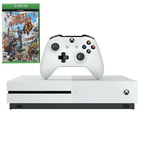 Microsoft Xbox One S 1TB White Console & Sunset Overdrive Video Sport Bundle - iCommerce on Web