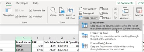 How to Freeze Multiple Columns in Excel? 4 Easy Ways!