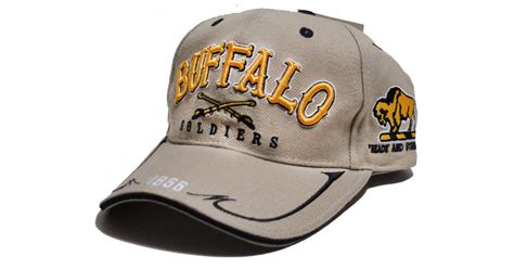 Buffalo Soldiers Commemorative Cap-Khaki | B.L.A.C.K (Negro League, Buffalo Soldiers and ...