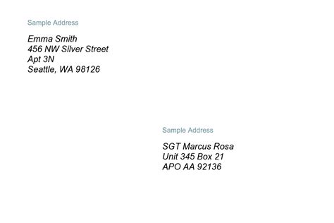 Free envelope address template to use in word - imgasev