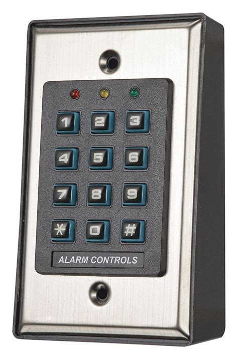 ALARM CONTROLS Keypad, Access Control For Use With - 48ZW61|KP-100A - Grainger